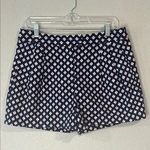 Michael Kors Prussian clementine print stretch cotton dress shorts 10